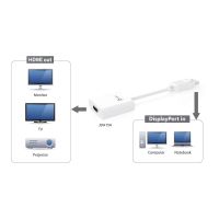 j5create JDA154 - Videoadapter - DisplayPort männlich zu HDMI weiblich