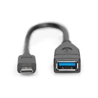 DIGITUS USB Type-C Adapter / Konverter, OTG, Type-C auf A