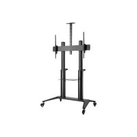 ROLINE Wagen - für LCD-Display - Metall - Schwarz - Bildschirmgröße: 178-305 cm (70"-120")