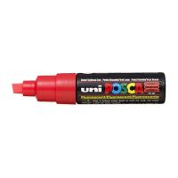 FABER-CASTELL POSCA uni PC-8K, 1 Stück(e), Rot, Meißel, Schwarz, Rot, 8 mm, Tinte auf Wasserbasis