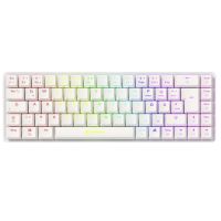 Sharkoon PureWriter W65, Verkabelt & Kabellos, RF Wireless, Mechanischer Switch, QWERTZ, RGB-LED, Weiß