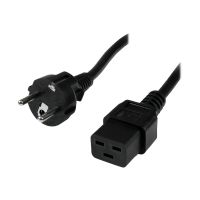 StarTech.com 2 m Computer Stromkabel, 16AWG, EU Schuko auf C19, 16A 250V, Ersatz AC Stromkabel, Drucker Stromkabel, PC Netzkabel, Monitor Stromkabel - UL gelistet (PXTEUC192M)