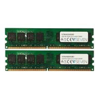 V7 DDR2 - kit - 4 GB: 2 x 2 GB - DIMM 240-PIN
