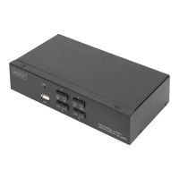 DIGITUS KVM-Switch, 4-Port, Single-Display, 4K, HDMI®