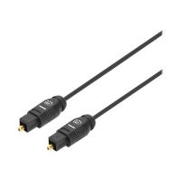Manhattan Toslink Digital Optical AudioCable, 5m, Male/Male, Toslink S/PDIF, Gold plated contacts, Lifetime Warranty, Polybag - Digitales Audio-Kabel (optisch)