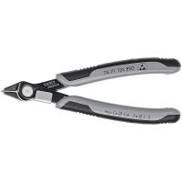 KNIPEX 78 71 125 ESD, Diagonale Zange, Edelstahl, Stahl, Kunststoff, Schwarz, Grau, 125 mm, 57 g