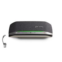 Poly HP Poly Sync 20-M Speakerphone USB-C/A Adapter, PC, Schwarz, 0,715 m, Berührung, 86 dB, Windows 10, Windows 11