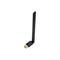 Conceptronic ABBY17B USB-Bluetooth 5.3-Adapter mit externer Antenne und hoher Reichweite, Eingebaut, Kabellos, USB, Bluetooth, 3 Mbit/s, Schwarz