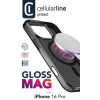 Cellularline 8018080482854, Cover, Apple, iPhone 16 Pro, 16 cm (6.3"), Schwarz