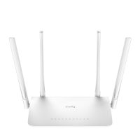 CUDY WR1300, Wi-Fi 5 (802.11ac), Dual-Band (2,4 GHz/5 GHz), Eingebauter Ethernet-Anschluss, Weiß, Tabletop-Router