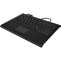 KeySonic KSK-3210ELU (DE), Kabelgebunden, USB, Membran Key Switch, QWERTZ, LED, Schwarz
