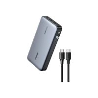 Ugreen Powerbank - für Laptop - 25000 mAh - 90 Wh - 145 Watt - 5 A - Power Delivery 3.1, PD 3.0, PD 2.0, QC 3.0, QC 2.0, Huawei Fast Charge, AFC, Apple 2.4A, USB BC 1.2 - 3 Ausgabeanschlussstellen (USB, 2 x USB-C)
