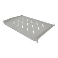Intellinet 19" Cantilever Shelf, 1U, Shelf Depth 350mm, Vented, Max 25kg, Grey, Three Year Warranty - Rack - Regal - RAL 7035 - 1U - 48.3 cm (19")