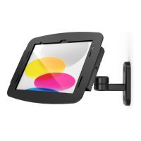 Compulocks iPad 10th-11th (A16) Gen Space Enclosure Swing Wall Mount Black - Befestigungskit (Gehäuse, VESA-Halterung mit Schwingarm, Befestigungsteile)