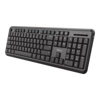 Trust TK-350 - Tastatur - kabellos - 2.4 GHz