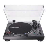 Audio-Technica AT-LP120XBT-USB, Plattenspieler mit Direktantrieb, Manuell, Schwarz, Aluminium, 33 1/3,45,78 RPM, Elektronische Bremse