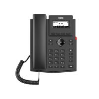 Fanvil X301P, IP-Telefon, Schwarz, Kabelgebundenes Mobilteil, Tisch/Wand, Linux, 2 Zeilen