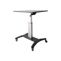 StarTech.com Mobiler Sitz-/Steh-Arbeitsplatz mit 80cm Arbeitsfläche