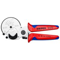 KNIPEX Rohrschneider, Rohrschere, Kunststoff, Aluminium, Schwarz, Blau, Rot, 2,6 cm, 210 mm, 81 mm