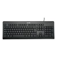 TERRA Keyboard 3500 Corded [FR] USB black/noir baugleich zum Cherry Stream Keyboard JK-8500FR-2, Volle Größe (100%), Kabelgebunden, USB, AZERTY, Schwarz