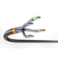 DIGITUS CAT 7 S/FTP Datenkabel - Erdverlegekabel, 100 m, Simplex, PE