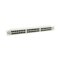 Equip Pro - Patch Panel - Rack montierbar - CAT 6 - STP - RJ-45 X 48 - Hellgrau - 1U - 48.3 cm (19")