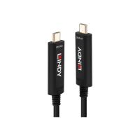 Lindy Fibre Optic Hybrid USB Type C Video Cable - USB-Kabel - 24 pin USB-C (M)
