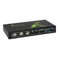 Techly 2x1 USB HDMI KVM Switch 4Kx2K - KVM-/Audio-Switch