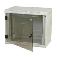 TRITON Delta B4S 19" Rack Wall-mount 6U/400 glass door, Wandmontiertes Regal, 30 kg, 14,5 kg, Grau