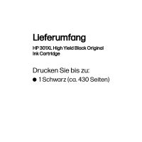 HP 301XL - 8 ml - Hohe Ergiebigkeit - Schwarz