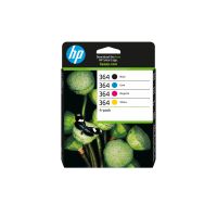 HP 364 - 4er-Pack - Schwarz, Gelb, Cyan, Magenta