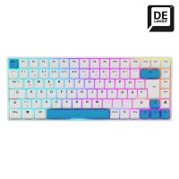 Sharkoon SKILLER SGK50 S3 PBT, Kabelgebunden, USB, Mechanischer Switch, QWERTZ, RGB-LED, Weiß
