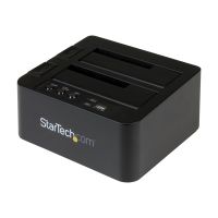 StarTech.com Standalone Hard Drive Duplicator, Dual Bay HDDSSD ClonerCopier, USB 3.1 (10 Gbps)