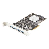 StarTech.com 4-Port USB PCIe Adapter - 10 Gbit/s USB 3.1/3.2 Gen 2 Typ-A PCI Express Erweiterungskarte mit 2 Controllern - 4x USB-A - USB-PCIe-Schnittstellenkarte - Windows/Mac/Linux (PEXUSB314A2V2)