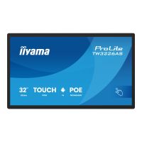 Iiyama ProLite TW3226AS-B3P - Android-PC - Touchpanel-PC - 1 RK3576 - RAM 4 GB - SSD - eMMC 32 GB - Mali-G52 MC3 - 1GbE, Wi-Fi 6, Bluetooth 5.3 - WLAN: 802.11a/b/g/n/ac/ax, Bluetooth 5.3 - Android 14 - Monitor: LED 80.1 cm (31.5")
