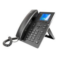 AGFEO T 17 SIP, IP-Telefon, Schwarz, Kabelgebundenes Mobilteil, Tisch/Wand, 3 Zeilen, 1000 Eintragungen