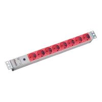 Bachmann Steckdosenleiste (Rack - einbaufähig) - Ausgangsanschlüsse: 8 - 1U - 48.3 cm (19")