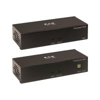 Eaton Tripp Lite Series HDMI over Cat6 Extender Kit, Transmitter and Receiver with Repeater, 4K 60Hz, 4:4:4, IR, HDR, PoC, 70 m., TAA