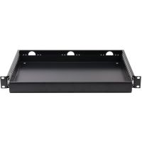 Rockstable 1 HE 19" Schublade, Schubladeneinheit, Schwarz, Stahl, 1U, Oval, 48,3 cm (19 Zoll)