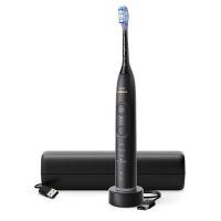 Philips Series 7100 HX7421/01 Wiederaufladbare Zahnbürste, Erwachsener, Schallzahnbürste, Tägliche Pflege, Sensibel, Whitening, 62000 Bewegungen pro Minute, Schwarz, 2 min