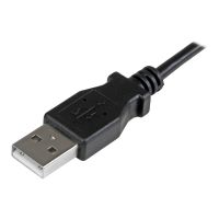 StarTech.com Micro USB Lade/Sync-Kabel - St/St - Micro USB rechts gewinkelt - 2m - USB auf Micro USB Ladekabel - USB-Kabel - Micro-USB Typ B (M)