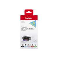 Canon CLI Value Pack 8 Multipack - 13 ml - Schwarz, Cyan, Magenta, Rot, grün