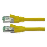 ROLINE Recycled Material 21.45.3228, 15 m, Cat6a, S/FTP (S-STP), RJ-45, RJ-45, Gelb