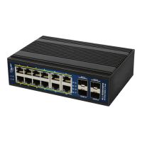 ALLNET ALL-SGI8016PM - Switch - L3 - managed - 12 x 10/100/1000 (PoE+)