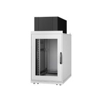 DIGITUS EDGE-System - Schrank Netzwerkschrank - 800 x 1200 mm - mit Kühleinheit 5,5 kW - Hellgrau, RAL 7035 - 24U - 48.3 cm (19")