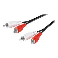 Wentronic goobay AVK 128-0500 Q - Video- / Audiokabel - RCA x 2 männlich zu RCA x 2 männlich