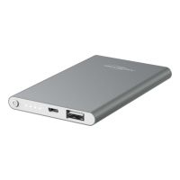 Ansmann 1700-0110, Silber, MP3/MP4, Handy/Smartphone, Tablet, Rechteck, Ladend, Lithium Polymer (LiPo), 4000 mAh