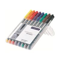 STAEDTLER Lumocolor - Filzstift - permanent - gemischte Farben - 1 mm - Mittel (Packung mit 8)