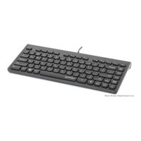 Manhattan Slim - Tastatur - mini - USB - Schwarz