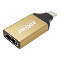 ROLINE Videoadapter - 24 pin USB-C männlich zu HDMI weiblich